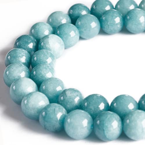 100pcs 8mm Blue Chalcedony Beads...