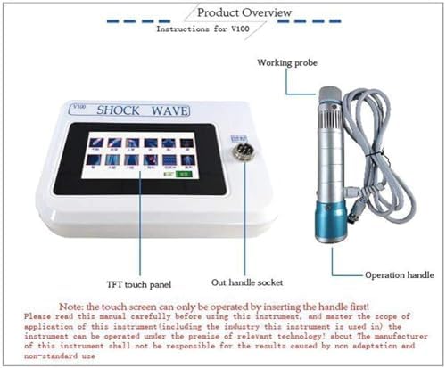 Shockwave Therapy Device for ED Treatment and Pain Relief, 11 Probes, 5 Speeds, Non-Invasive Massager for Circulation and Muscle Recovery