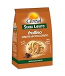CÉRÉAL FROLLINI PEPITE DI CIOCCOLATO, Biscotti senza lievito, Senza agenti lievitanti, Gustosi biscotti con pepite di cioccolato, OTTIMI per una colazione ricca di benessere, 250 gr