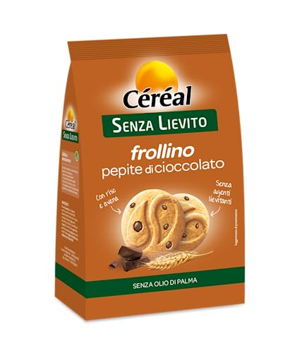 CÉRÉAL FROLLINI PEPITE DI CIOCCOLATO, Biscotti senza lievito, Senza agenti