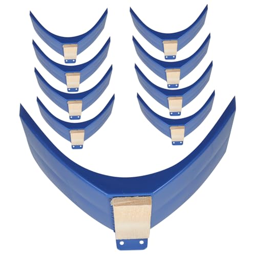 PAMINGONO Lot De 10 Perchoirs En Bois Naturel Pour Pigeons Et Perroquets, Grand Modèle, Accessoires Pour Cages à Oiseaux, Support Robuste Et Lisse Pour Promenade En Volière, Adapté Élevage Et Volaille