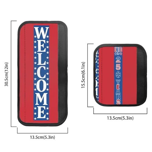 Image of 250th Anniversary of America Fridge Handle Covers Set of 6 Washable Kitchen Appliances Gloves Anti-Static Refrigerator Handle Protector Microwave Oven Dishwasher Handles Protector