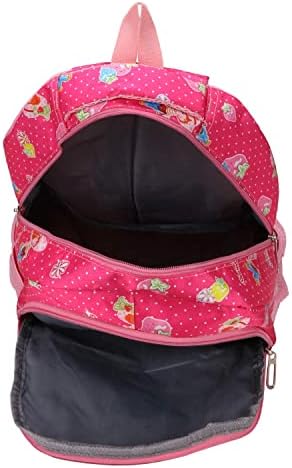 AREO-Baby Pink Backpack for School Girls Teens Bookbag Kids School Bag Daypack