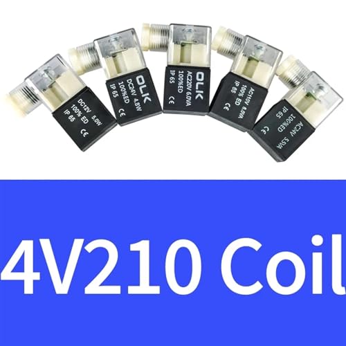 Bobine d'électrovanne 4V210-08 DC24V pour distributeur pneumatique - 6