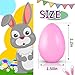 50Pcs Plastic Fillable Easter Eggs,Assorted Colorful Easter Eggs Bulk for Egg Hunt,Easter Basket Stuffers Fillers,Surprise Egg,Easter Party Favors,Classroom Prize Supplies