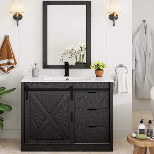 36-Inch Farmhouse Bathroom Vanity Set with Sink