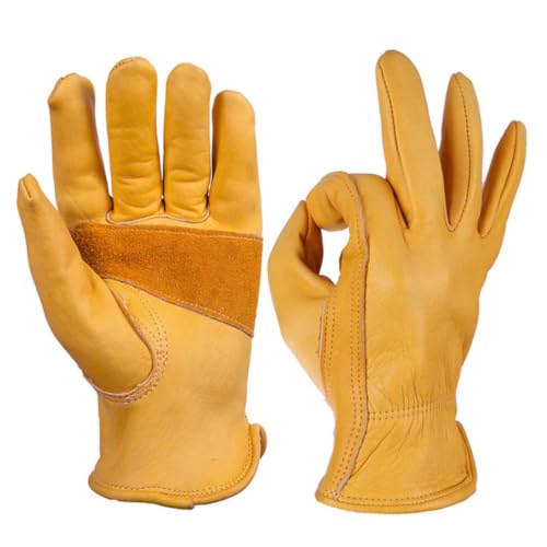 Guantes resistentes y protectores Veemoon con palma antideslizante para trabajo duro