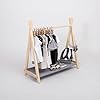   Childrens-Wardrobe-Montessori-Open-Wardrobe-Montessori-Teepee-Style-Clothing-Rack-with-a-Storage-Shop-Display-Rack-Retail-Display-Rack-Pet-Accessories-Rack