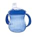Nuby Plastic Two-Handle No-Spill Grip N' Sip Cup with Soft Spout, 10 Ounce, Colors May Vary