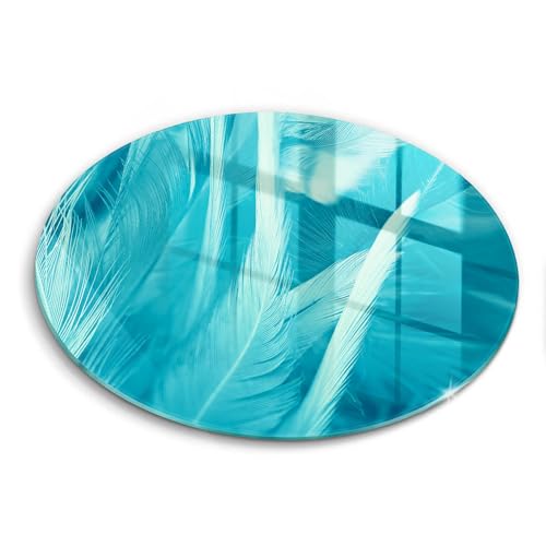 Planche à découper résistante aux rayures Wallfluent 40cm design plumes