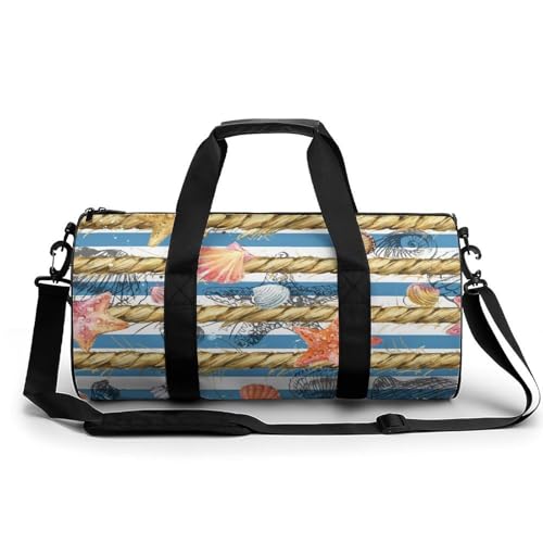 Sac de sport coquille saint-jacques compact de 45cm pour éviter l'encombrement en voyage