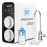 MIZUDO Reverse Osmosis System 8-Stage Tankless Reverse Osmosis Water Filter with APP Control, 3:1 RO Water Filtration System Under Sink,1000GPD,Smart WiFi,36-Month Water Filter