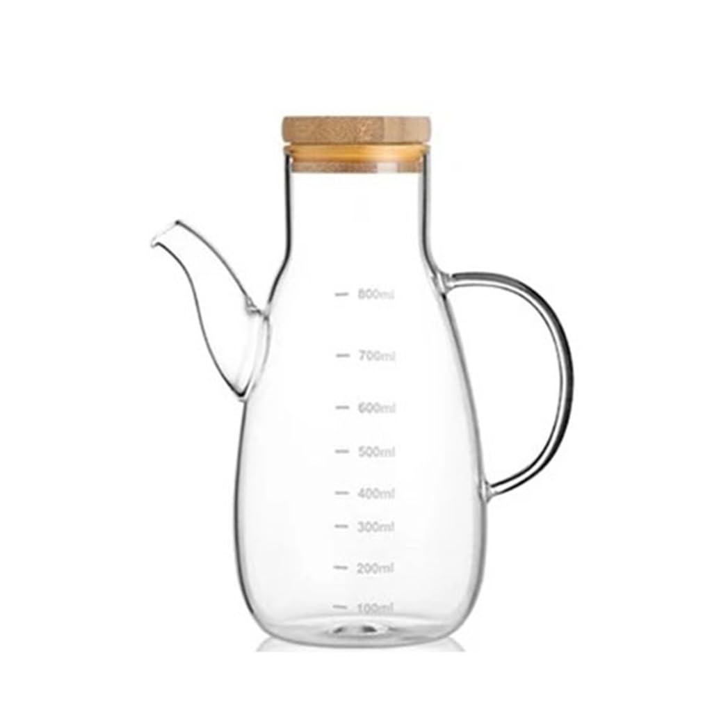 IANSHFKN Glass Oil Distributor Kitchen Olives Bottle Pot Soy Sauce Vinegar Gravy Boat Wine Honey