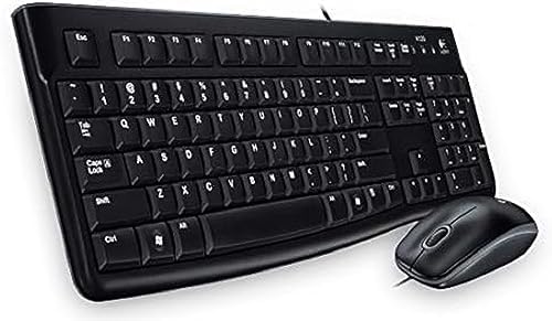 Logitech MK120 Kabelgebundenes Set mit Tastatur und Maus für Windows - BGR QWERTY Layout