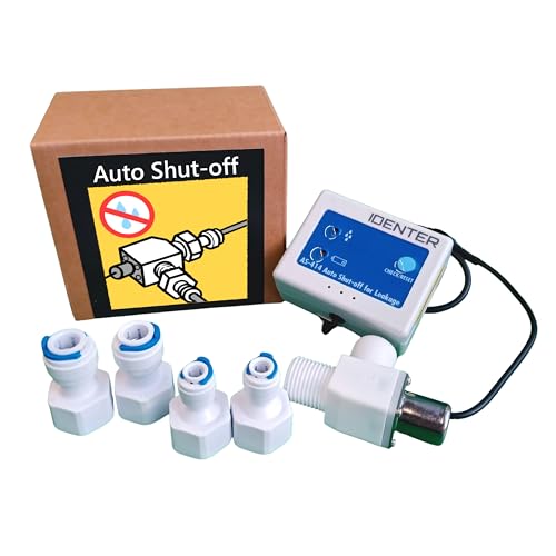 Water Leak Detector with Sensor Alarm and Auto Shut-Off
