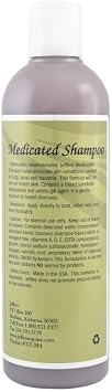 Jeffers Equine Antibacterial & Antifungal Medicated Horse Shampoo 16 Oz Gentle Coconut Oil Based Grooming Shampoo for Horses, Daily Bathing, Show Prep, Trail, Stable, Coat & Skin Care
