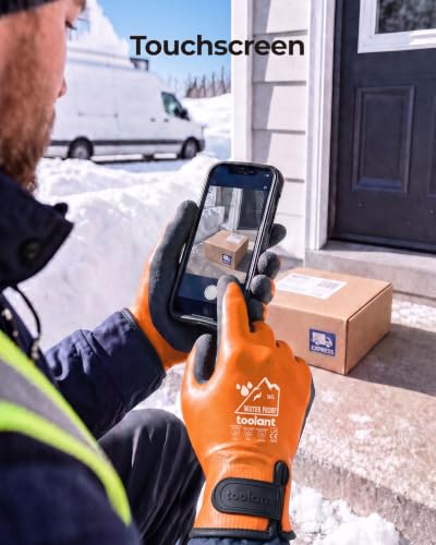 toolant 100% Waterproof Winter Work Gloves, Thermal Insulation with Grip - image 5