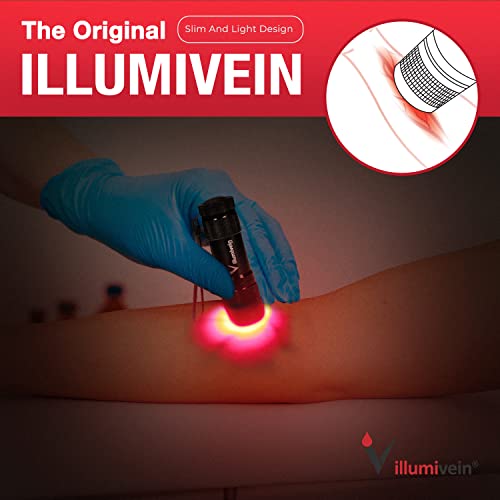 Illumivein® High Powered Red LED Flashlight Torch Transilluminator Vein Finder