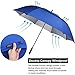 G4Free 68 inch Oversize Windproof Automatic Open Golf umbrella Double Canopy Vented Waterproof Large UV Sun Protection Stick Umbrellas (Sapphire)