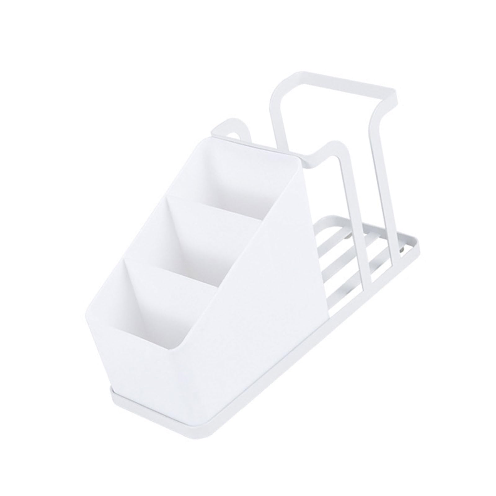 Msioytog White Sturdy Carbon Steel Paper Cup Dispenser Countertop Unit Great For Home And Workplace Use Not Tool Assembly Cup Holder