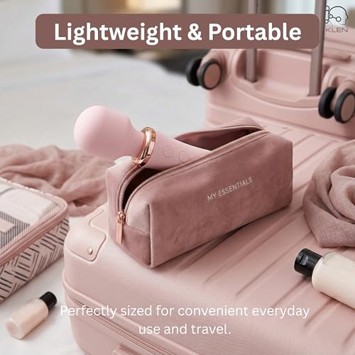 Image of KLEN Personal Massager Machine For Women Full Body Stress And Pain Relief Portable Silicone Waterproof Lightweight Handheld Cordless Automatic Vibration Device For Leg, Back, Neck