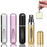 【Materiale sicuro】 La bottiglia atomizzatore di profumo è realizzato in alluminio, non facile da graffiare, robusto per conservare meglio il liquido, bella ed elegante.