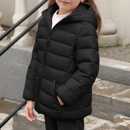 Rkwins Kids Puffer Jackets Warm Hooded Quilted Coats Zip Up Insulated Coat - image 3