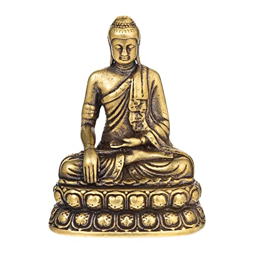 Figurita de Buda Baby en Cobre Puro Estilo Retro