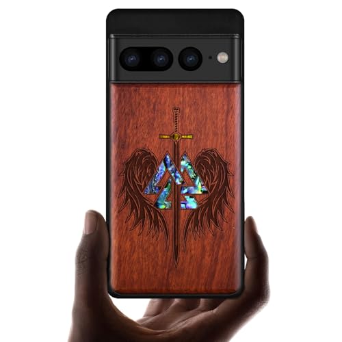 Coque Google Pixel 7 Pro bois étui protection bumper antichoc original motif gravé Carveit