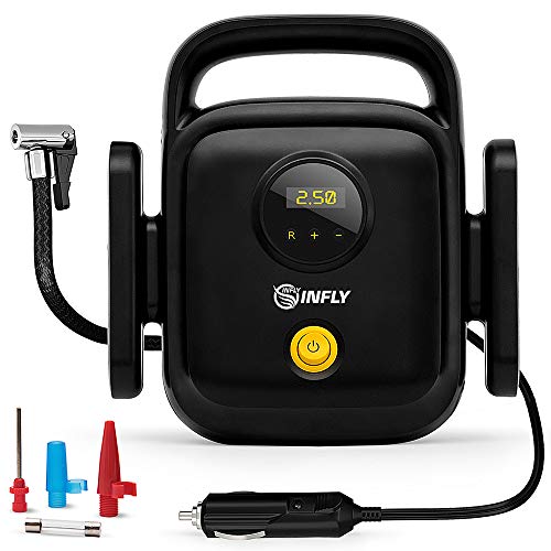 Car Air Pump Tire Pump - Air Portable Compressor Tire Inflator - Portable Air Compressor for Car - Tire Inflator Air Compressor Pump - Automatic Pump for Car Tire & other Inflatables