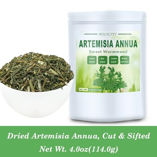 Natural Artemisia Annua, Dried Sweet Wormwood, Herbal Loose Leaves (4.0 oz)