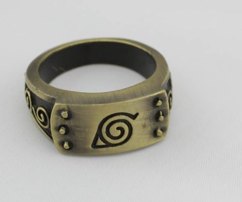 1 X New style Naruto leaf symbol ring Necklace charm necklace pendant