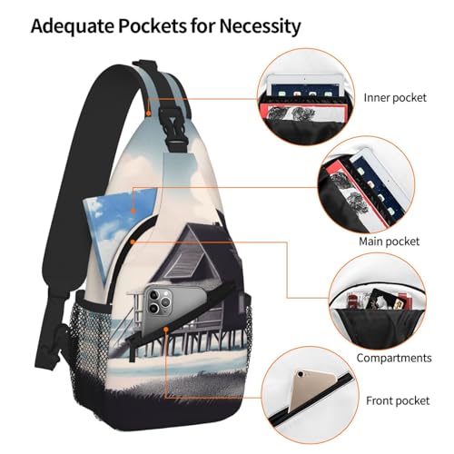 Morrale Sling para Mujer y Hombre Viaje Senderismo miniatura 5