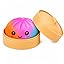 Pink Blue Orange