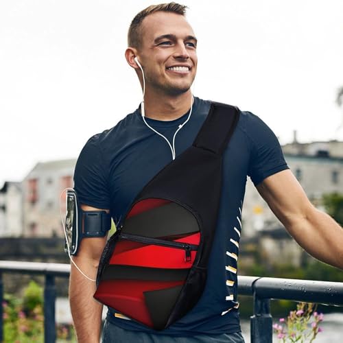 Mochila bandolera deportiva para hombre y mujer miniatura 3