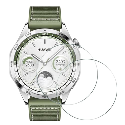 �y2���Z�b�g�zFor HUAWEI WATCH GT 5 46mm �K���X�t�B���� �t�@�[�E�F�C WATCH GT 5 46mm �t���ی십���K���X�t�B���� �ylarfbulroc�z���{���f�ވ��Ɏq���E���d�x9H �E�����ߗ��E�ϏՌ��E�h�o�E��U�h�~�E�w��h