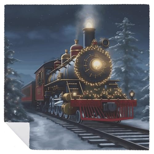 Servilletas de Tela Christmas Train 18.7 x 18.7 Pulgadas miniatura 6