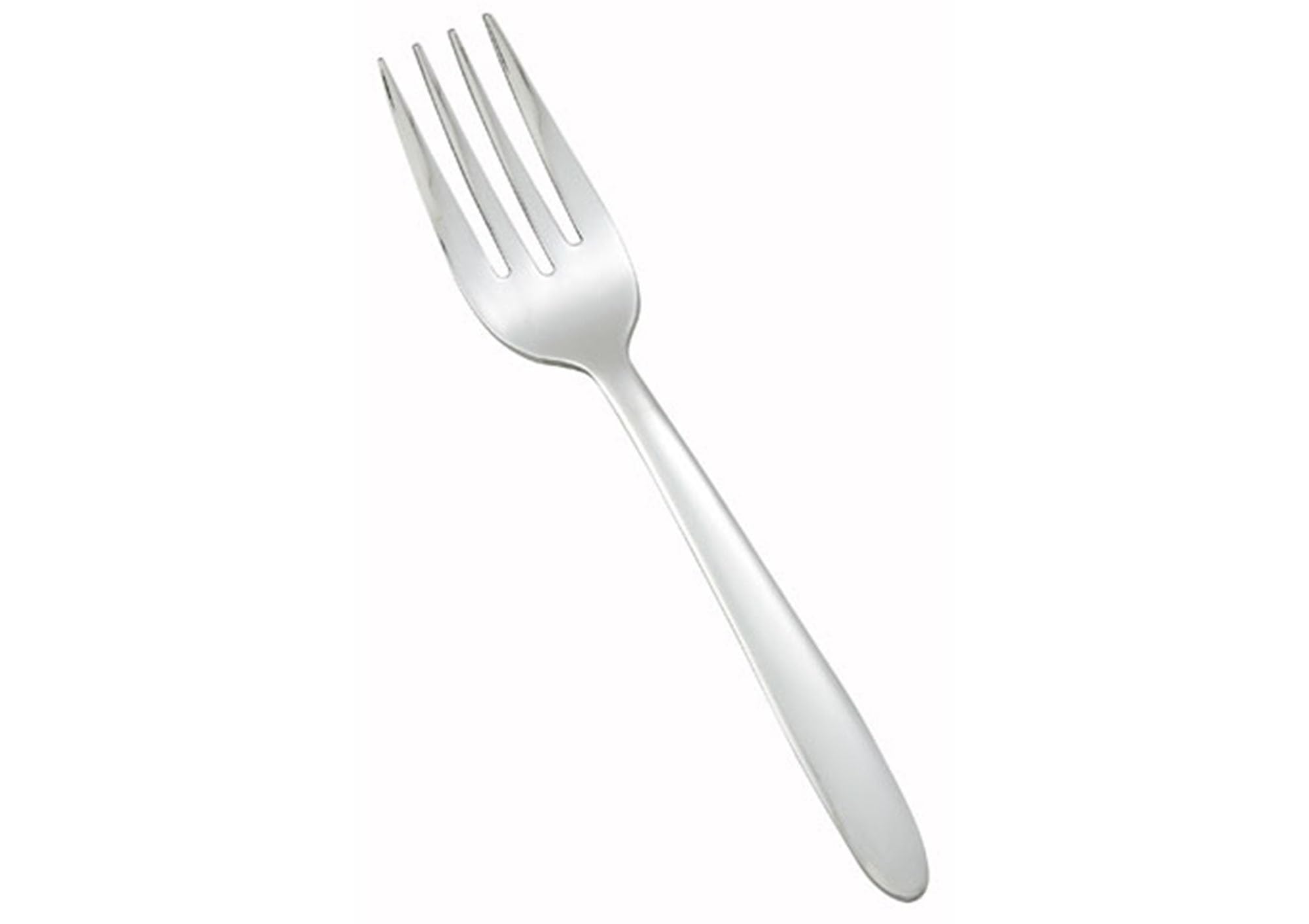 Winco 12-Piece Flute Salad Fork Set, 18-0 Stainless Steel