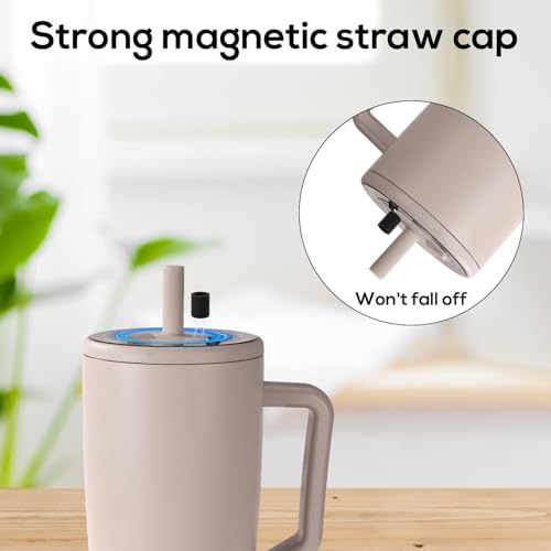 2 Stück Strohhalm Abdeckung Magnetisch, für BrüMate All Era & Resa Becher, BPA-Frei Silikon Strohhalm Aufsätze Abdeckungen Schutz für Brumate Zubehör
