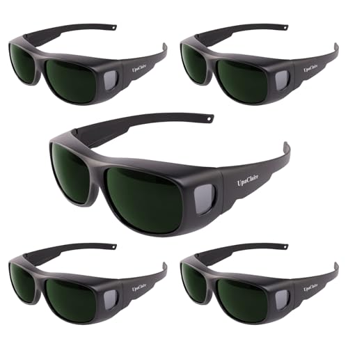UpaClaire IPL Laser Safety Glasses 200nm-2000nm Protective Goggles Anti-Fog UV400 Protection OD5+ For Ipl Pulsed Light Hair Removal Beauty Therapy 5Pcs