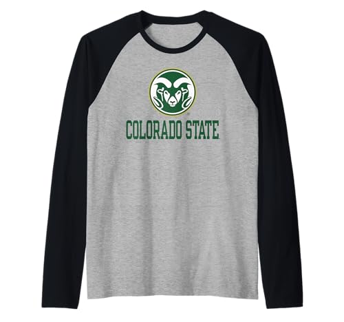 Colorado State Rams Sportsmanship Gray Officially Licensed Raglan Baseball Tee