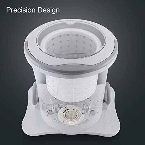 BAHOJAS Compact Spin Dryer for Clothes - Portable Mini Non-Electric Laundry Drying Machine | Ideal for Apartments, Dorms, Camping | Efficient Manual Spinner - Image 3