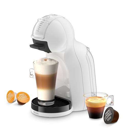 De'Longhi Nescafé Dolce Gusto Mini Me 2 – Macchina da Caffè a Capsule Compatta, Spegnimento Automatico, Bevande Calde e Fredde, Pressione 15 Bar, Bianca (EDG335.W)