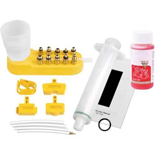 Cylinder Bleeder Kit | Hydraulic Brake Bleed Kit | Mountain Brake Bleed Kit | Manual Cylinder Bleeder for Home, Repair Shop, Factory