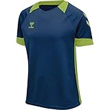 hummel Kinder Trikot Lead S/S Poly Jersey 207394 Dark Denim 140