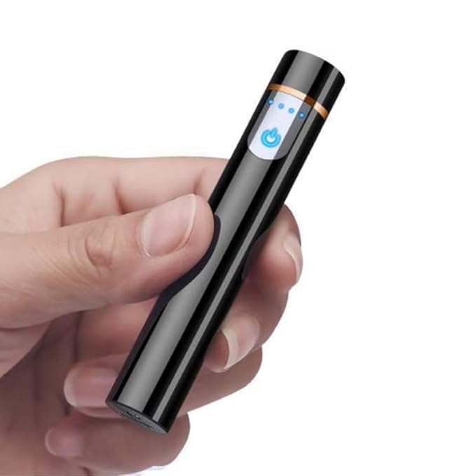 Drumstone® 𝟏𝟓 𝐘𝐞𝐚𝐫𝐬 𝐆𝐮𝐚𝐫𝐚𝐧𝐭𝐞𝐞 Smart Cigarette Lighter & Electric Round Shape Lighter - High Sensitive Touch Sensor, USB Rechargeable for Men & Women for Smokers and Tech Enthusiasts-image-15