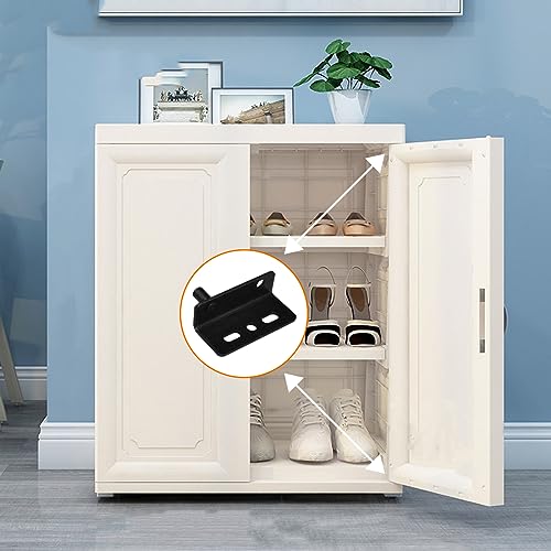 2 Sets Pivot Hinges Black Heavy Duty Concealed Shaft Door Hinges with Bushing for Wood Doors, Drawers, Furniture Cabinets, Wardrobe, Showcase, etc - Thumbnail 6