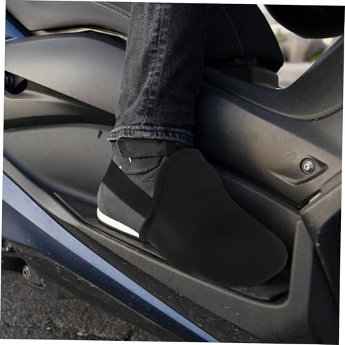BESPORTBLE 2 piezas de fundas térmicas para zapatillas de ciclismo, impermeables al viento y cálidas, cubremitades y cubre-puntas para bicicleta de montaña y carretera miniatura 4