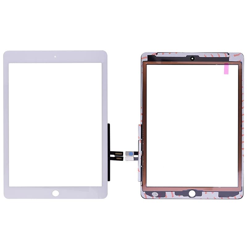ePartSolution Replacement for iPad 6th Generation 2018 Ver. Digitizer Touch Screen Glass Lens for iPad 6 A1893 A1954 USA (White)
