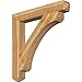 Ekena Millwork BKT06X44X44LEC04RWR Legacy Craftsman Bracket, 44"D x 44"H, Rough Sawn Western Red Cedar